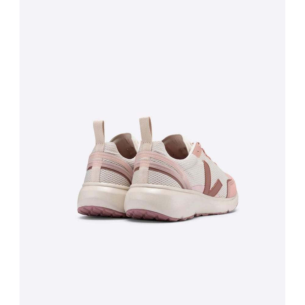 Veja CONDOR 2 ALVEOMESH Schoenen Dames Beige/Pink | BE 497PJJ